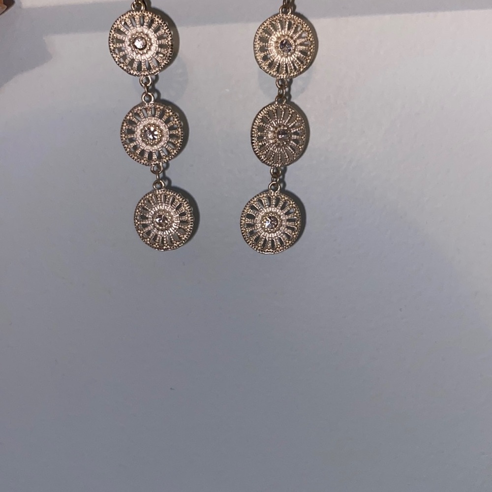 Sunflower shape earrings